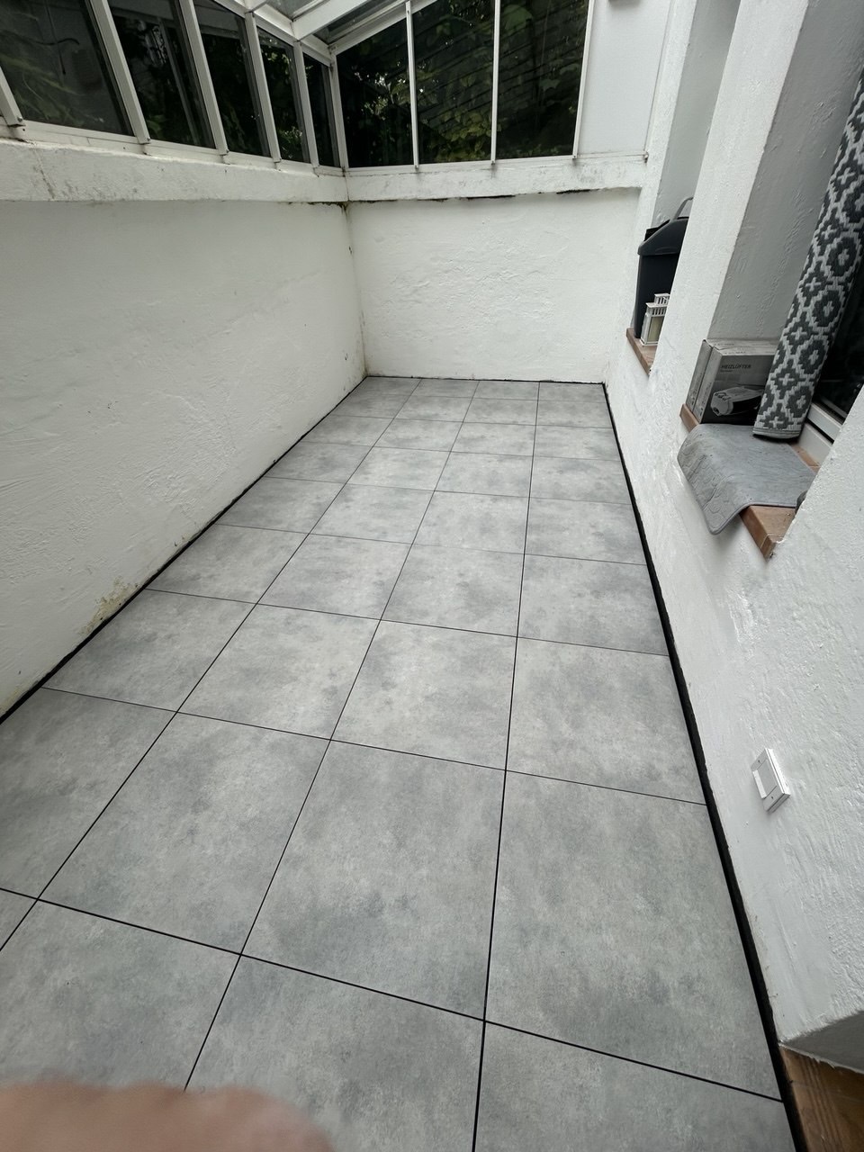 Fertiggestellte Terrassensanierung in Düsseldorf NRW